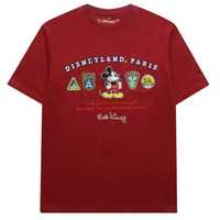 Czerwony t-shirt Disneyland Paris S