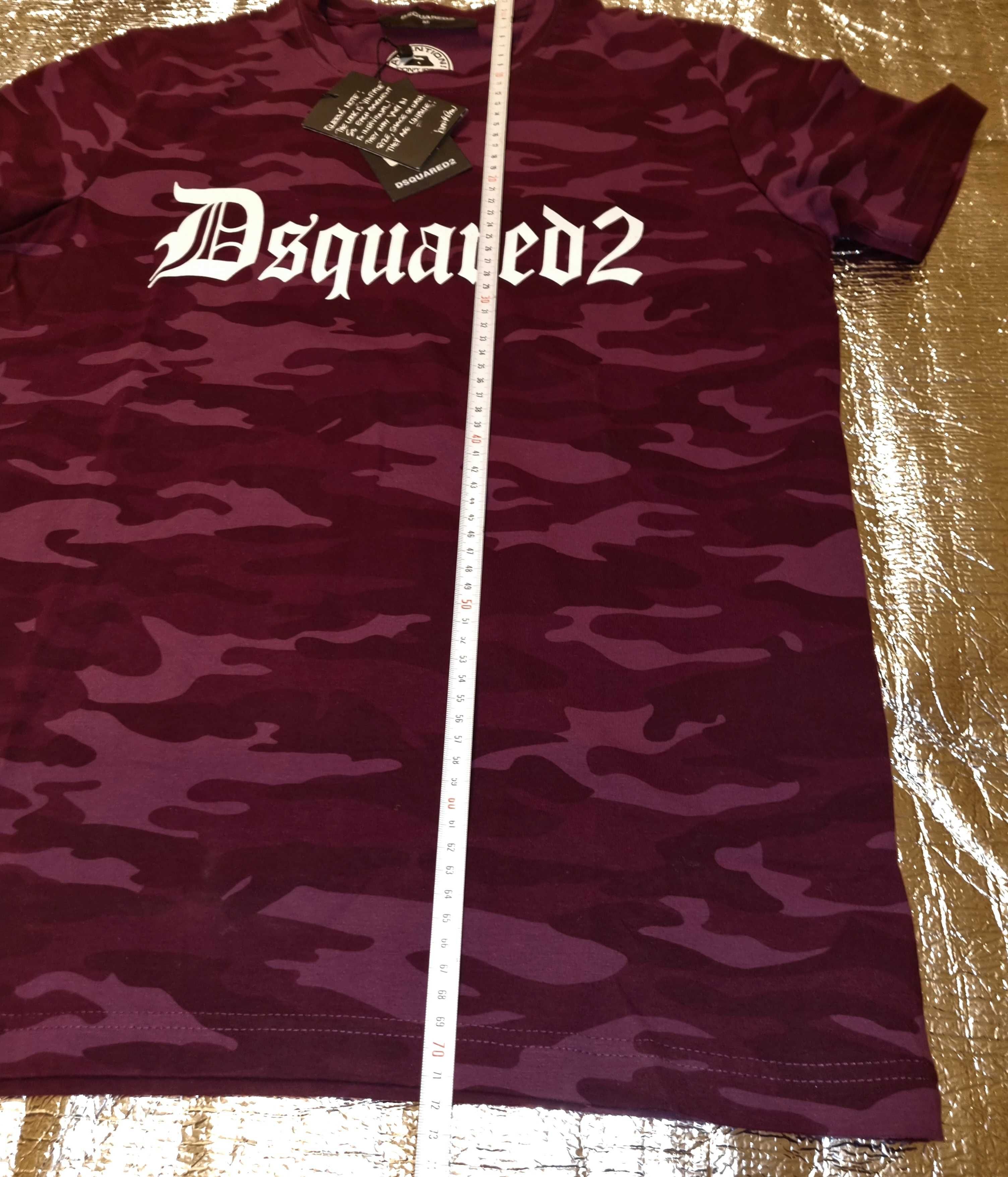 Nowa koszulka T-shirt DSQUARED D2 Canada MORO OKAZJA PREZENT M