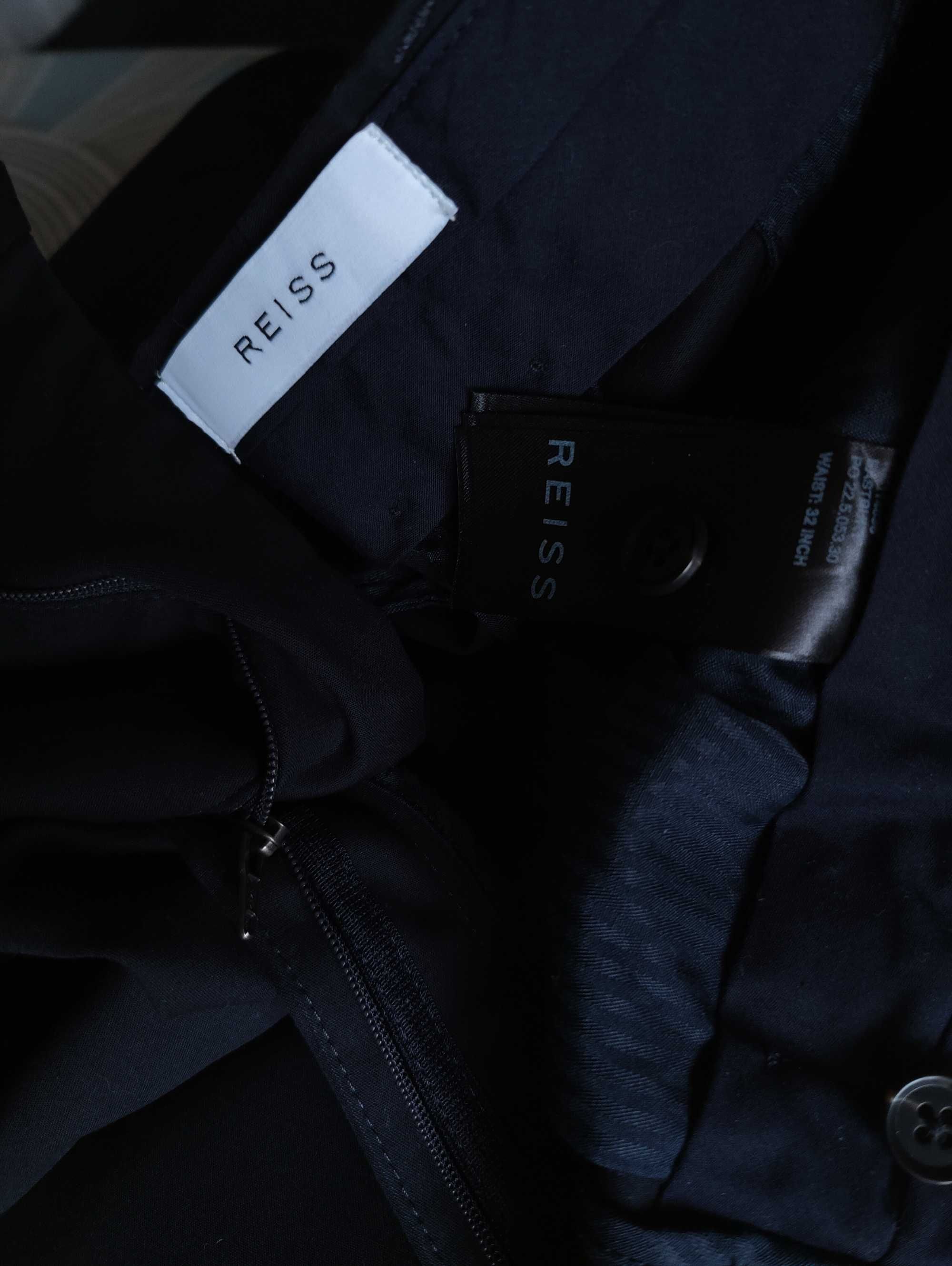 Джинсы (chino Reiss Germany w32 stretch navy.