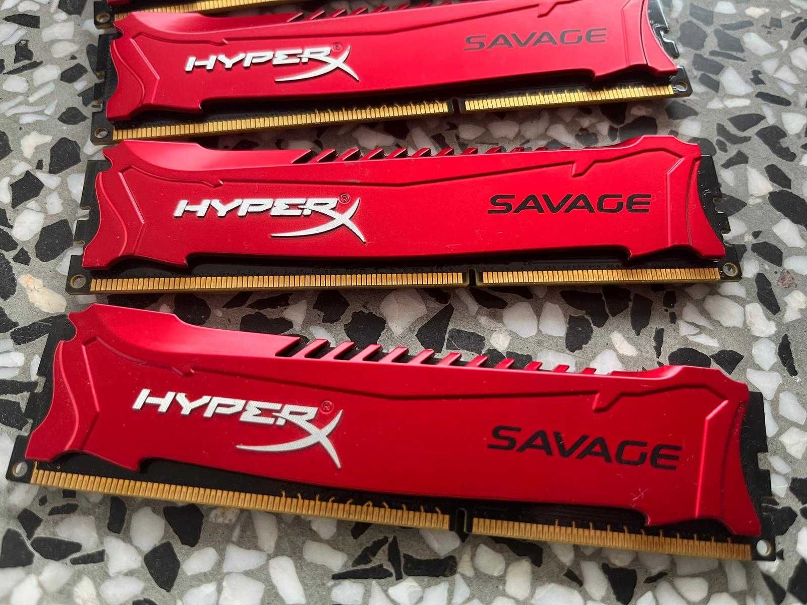 Pamięć RAM HyperX Savage DDR3 16 GB (4x4 GB), 1866MHz (HX318C9SRK2/8)