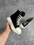 Кеди Rick Owens DRKSHDW Abstract Ramones jumbo lace laces кросівки