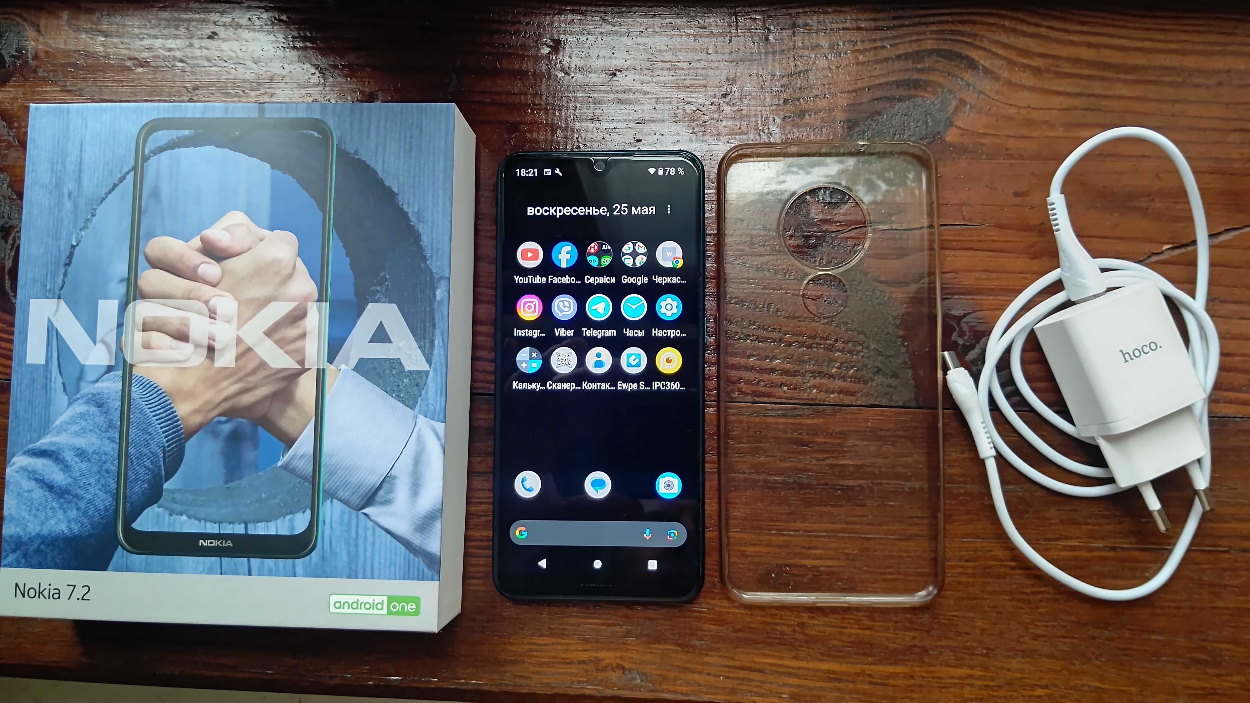 Смартфон, мобільний телефон Nokia 7.2 Dual Sim 4/64Gb (TA-1196)