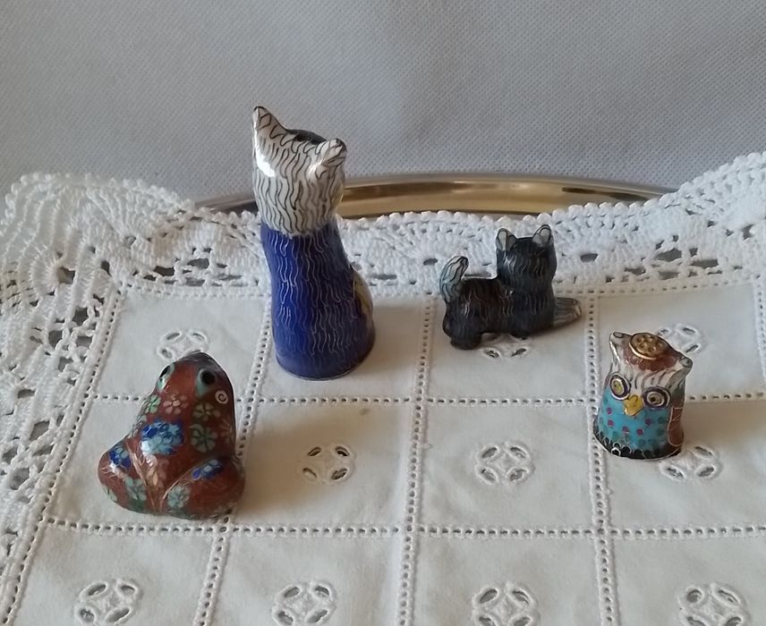 Animais em cloisonne