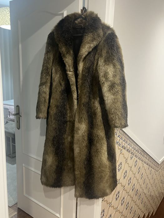 Casaco de pelo sintetico