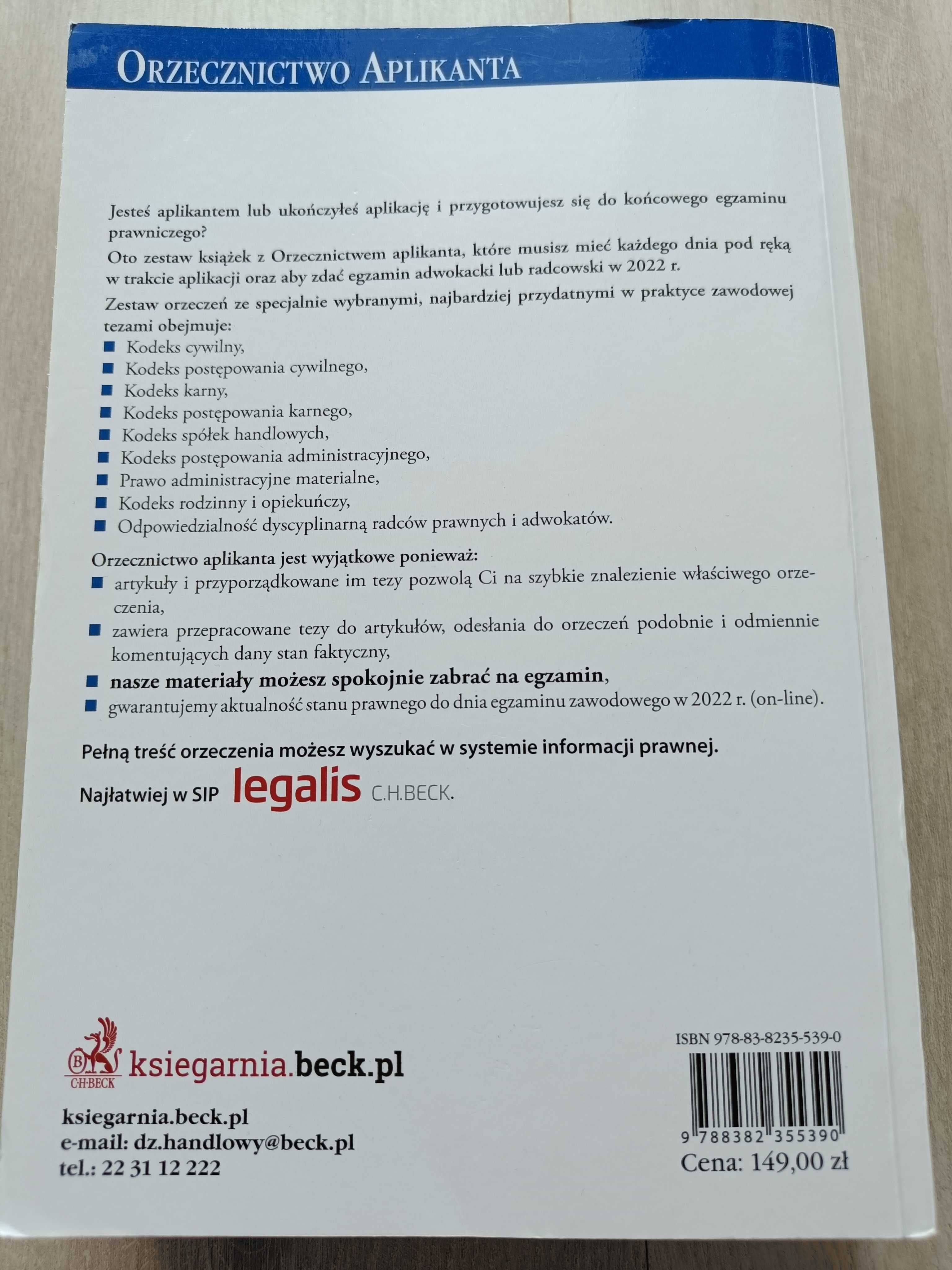 Kodeks cywilny. Orzecznictwo Aplikanta