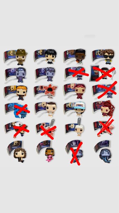 Фігурки Funko Pop (Kinder Joy) • Дивні Дива • Stranger Things•14/24