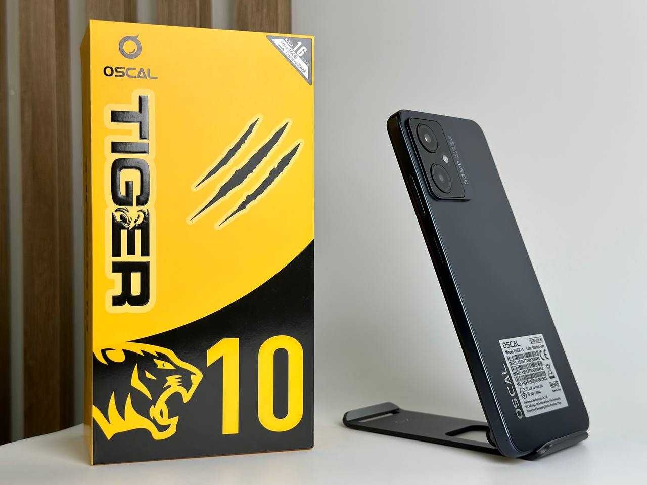 Смартфон Oscal Tiger 10 8/256GB Dual Sim Stardust Grey Телефон Купити