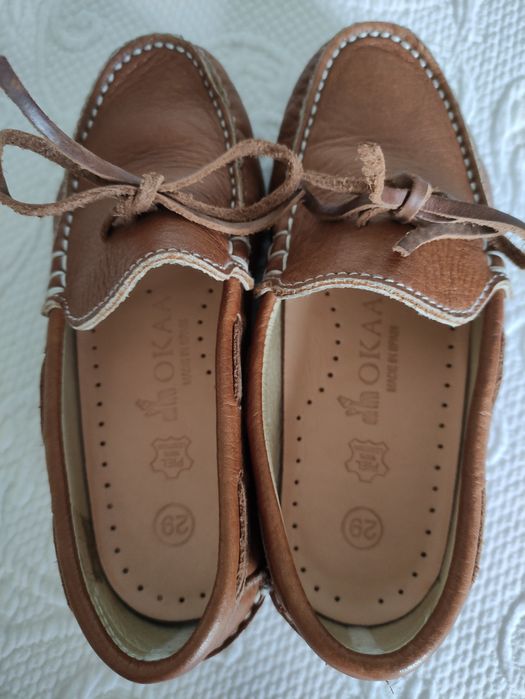 Sapatos menino 100% pele