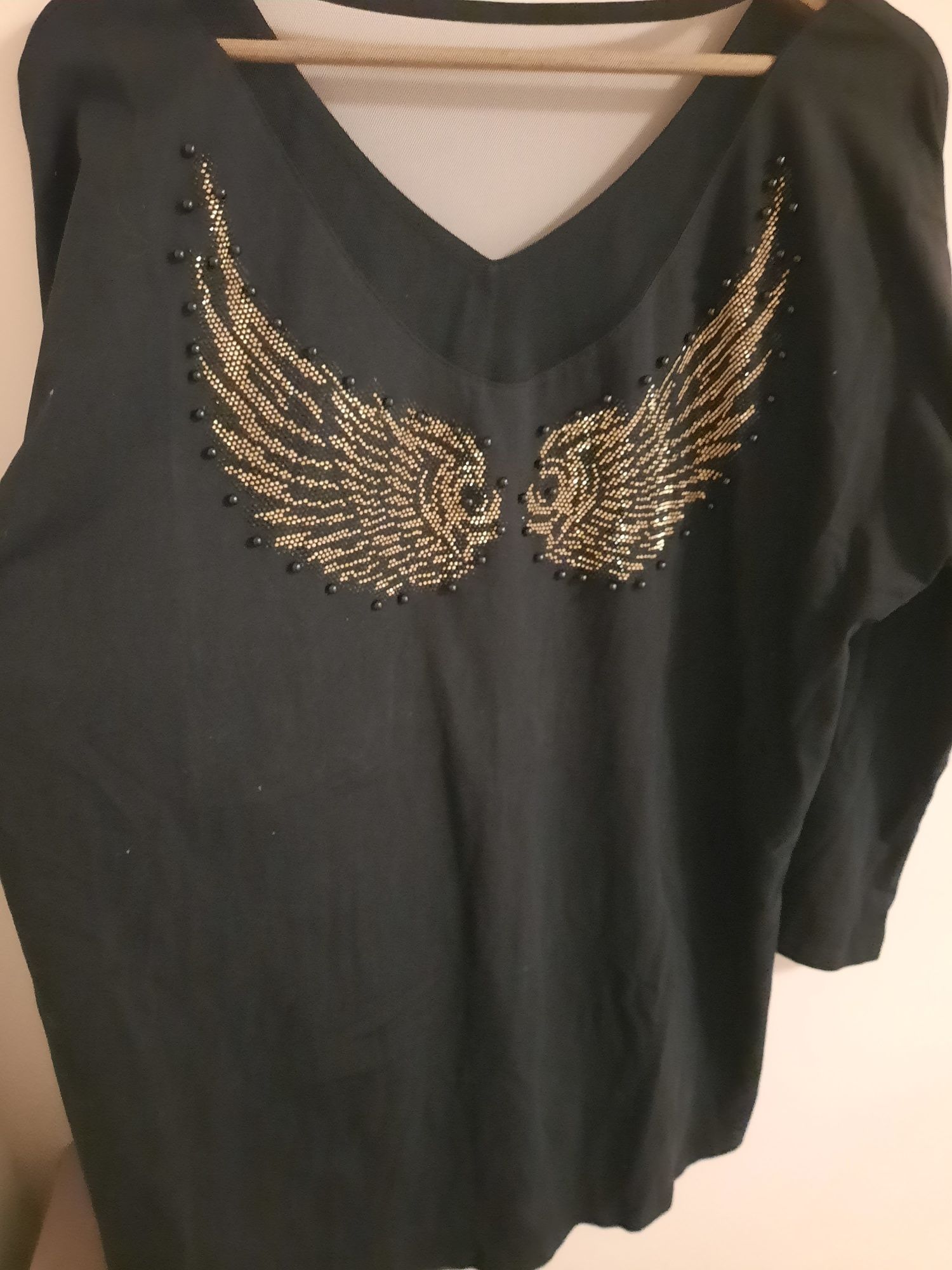 Bluzka Angel złote skrzydła rozm XL/XXL