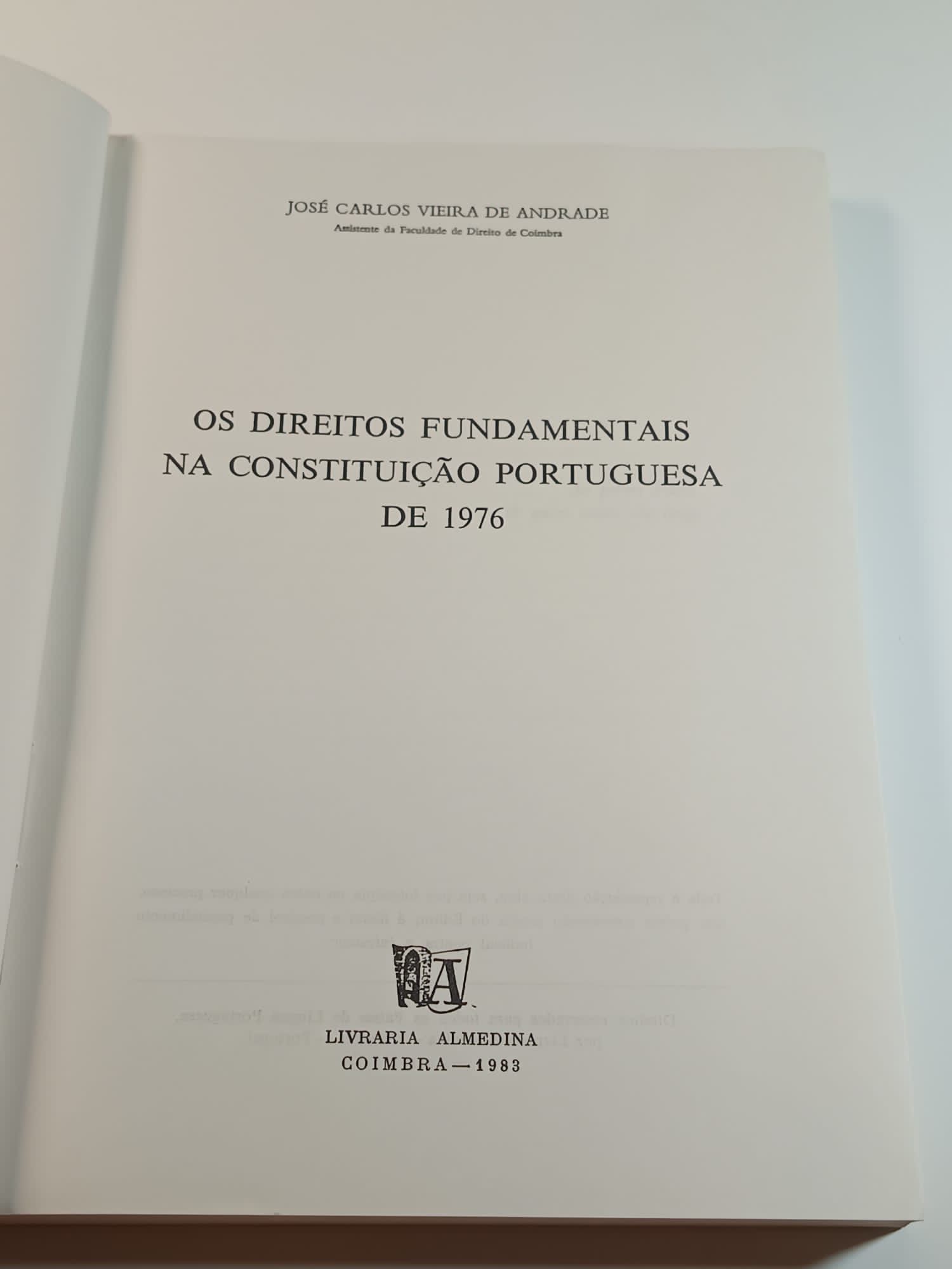 Os Direitos Fundamentais da Constituição de 1976