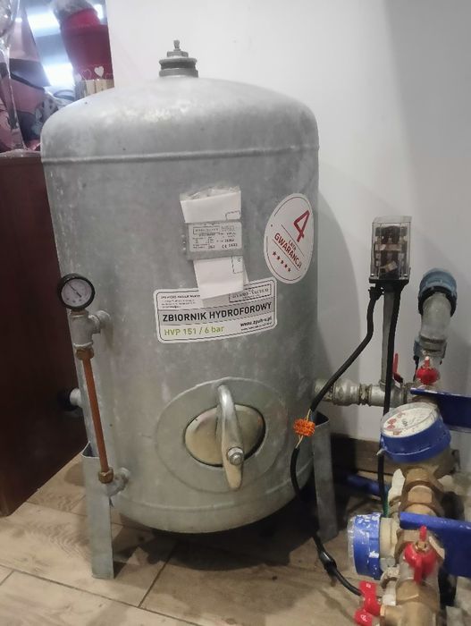 Zbiornik hydroforowy 150l, hydrofor,stycznik, cały kpl