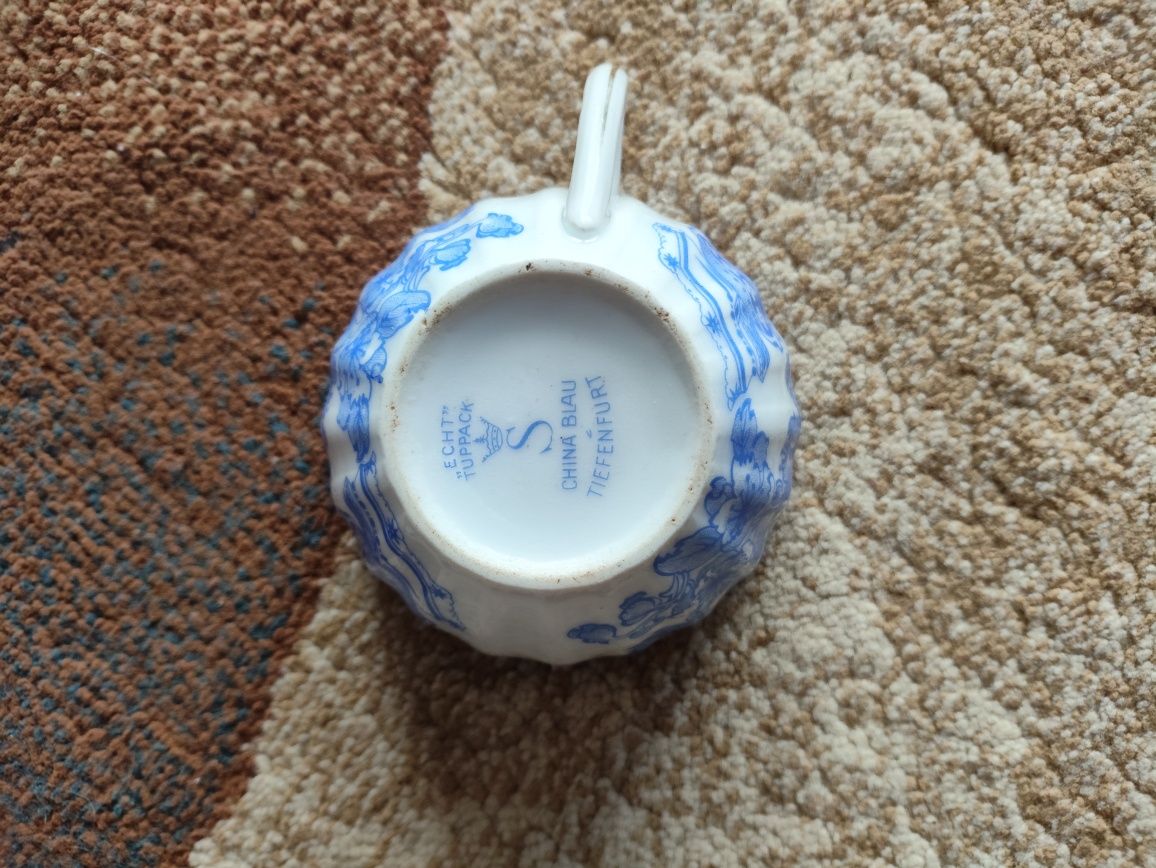 Porcelana Echt Tuppack China Blau Tiefenfurt