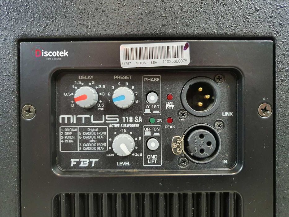 FBT Mitus 112A + 118SA | Aktywny | Nowy: 37 tys | Pokrowce