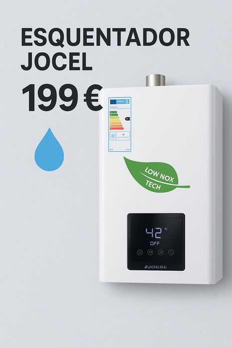 Esquentador Jocel Butano/Propano Inteligente – Como Novo!