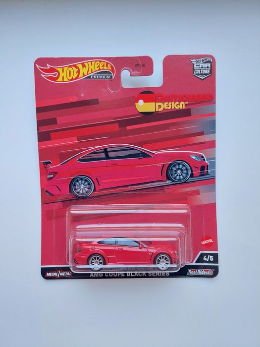 Hot Wheels '12 Mercedes-benz C63 Amg Coupe Black Series
