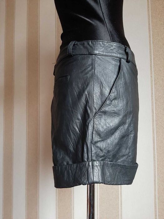 Шорти жіночі, демі,  шорти НОВІ,  100% НАТУРАЛЬНА ШКІРА.