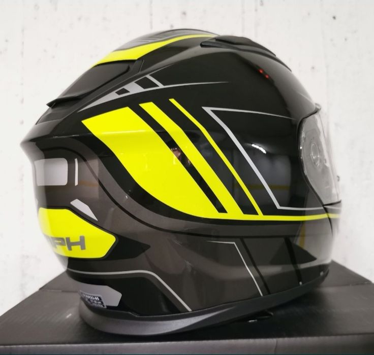 Capacete MPH Raptor Black / Fluor Gloss ( NOVOS )