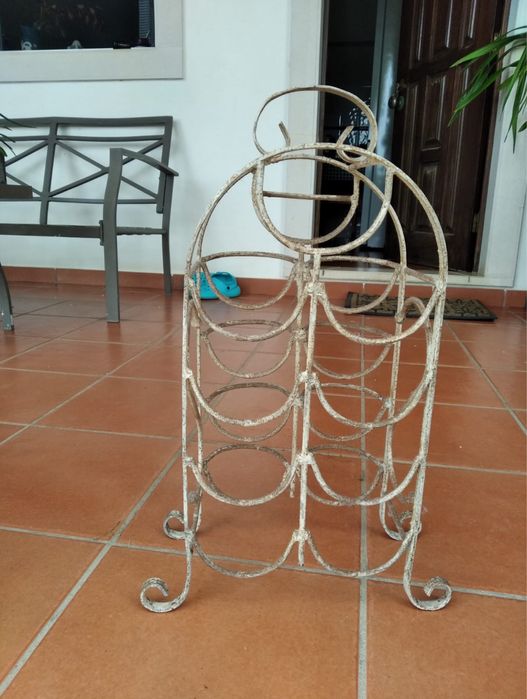 Suporte garrafas em ferro