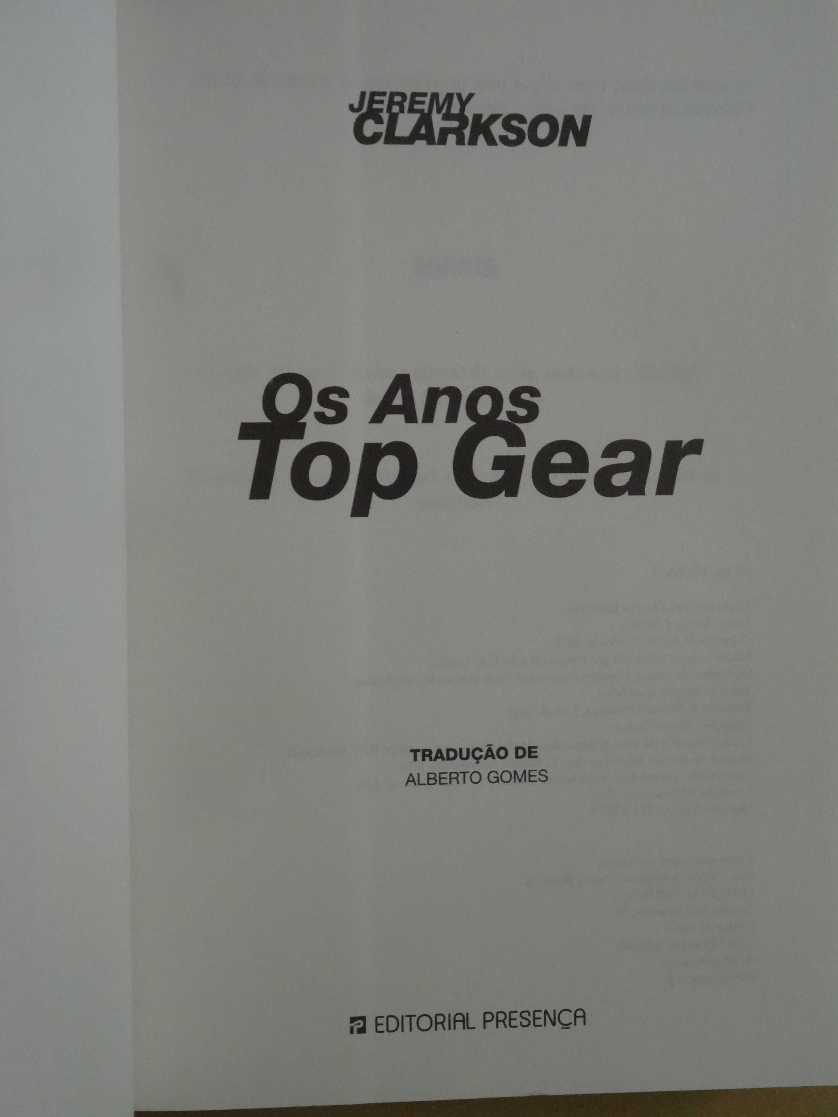 Os Anos Top Gear de Jeremy Clarkson - 1ª Edição