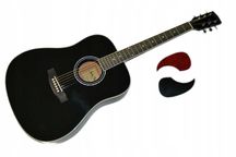 Harley Benton D-120 BK nowa gitara akustyczna  -USTAWIONA!