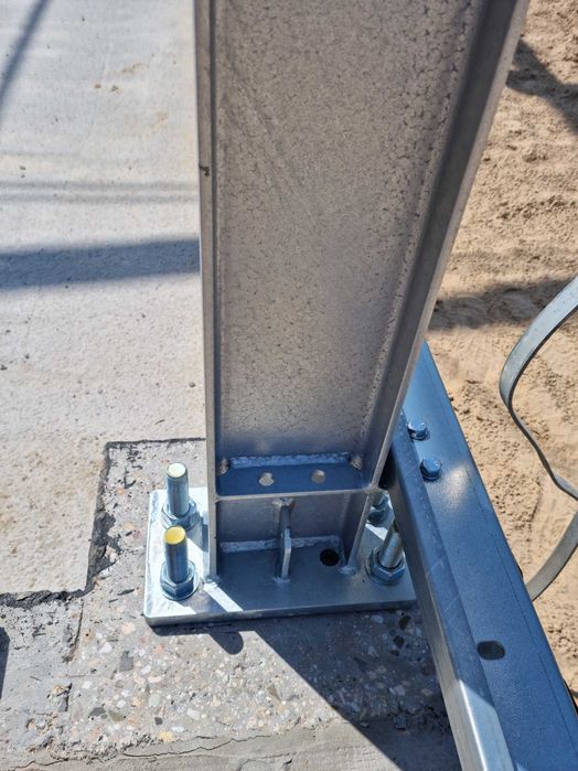 Konstrukcja stalowa ocynkowana magazyn 448 m2 (14m x 32m x 5m) NOWA