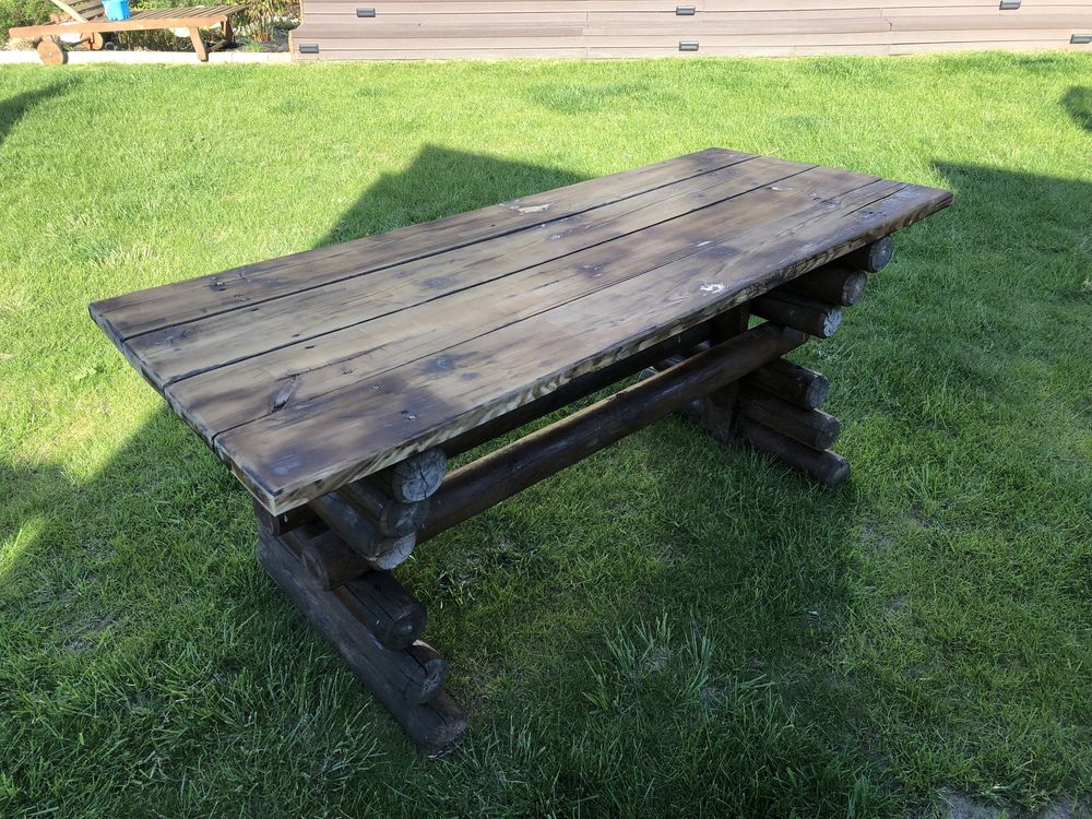 Solidny stół drewniany, Polecam!
