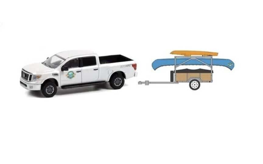 2019 Nissan Titan XD Pro-4X & Canoe Trailer Hitch & Tow 1/64