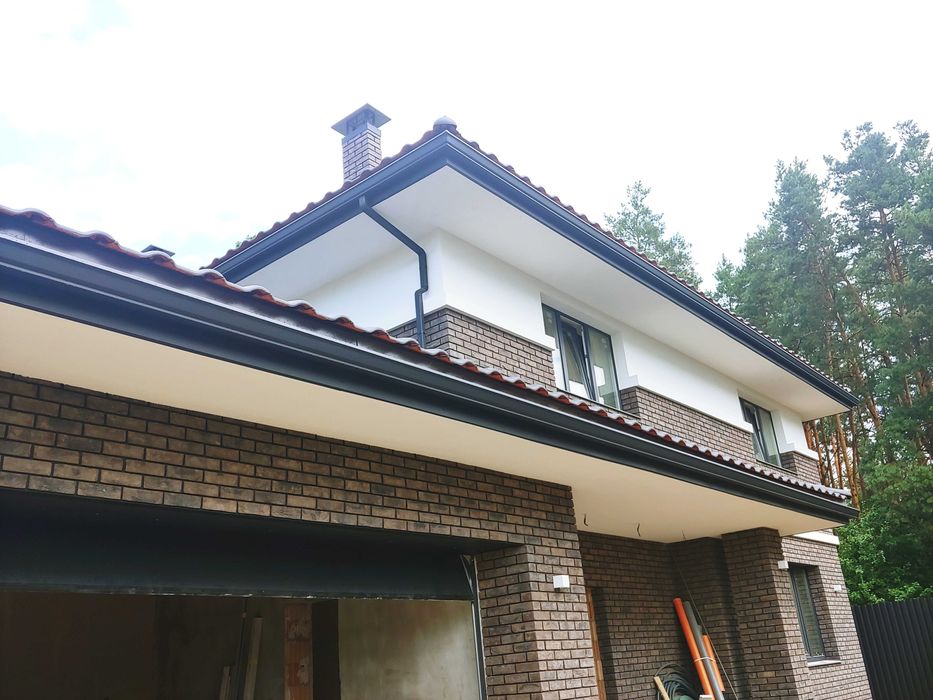 Безшовні водостоки жолоб труба відлив монтаж