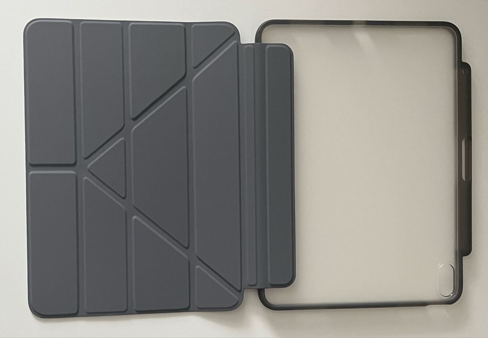 Etui RhinoShield iPad Air 4/5/6 M2/M3 10.9–11 cali szare