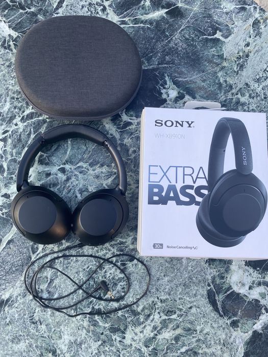 Słuchawki Sony WH-XB910N bezprzewodowe Bluetooth wygłuszenie otoczenia