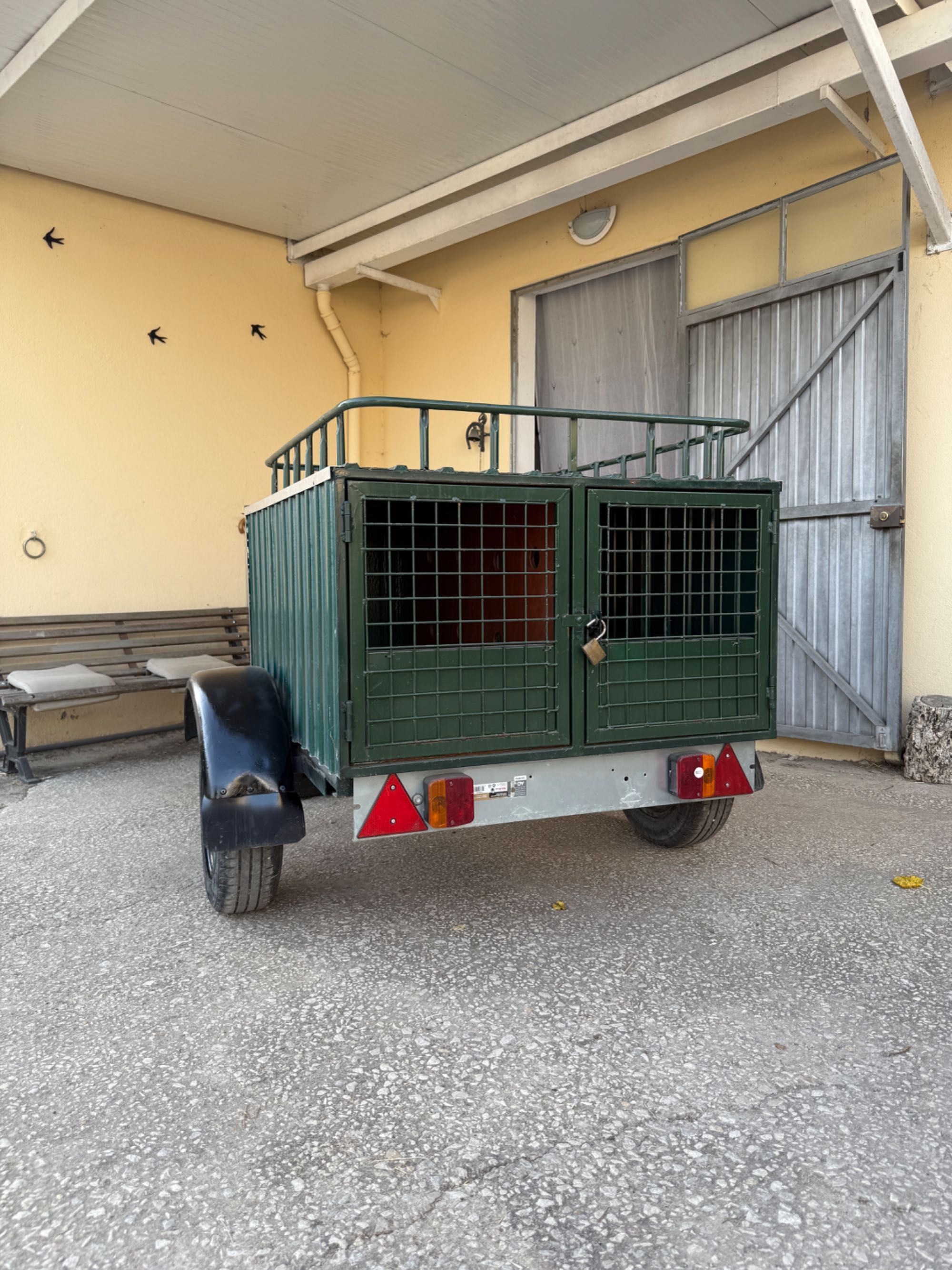 Reboque transporte cães