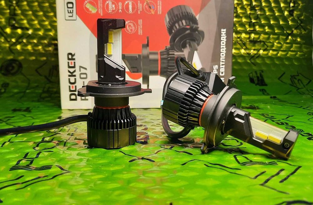 Лампа Decker Led PL-07 6K H7/Н4/Н1/Н11 CanBus 9-32V  60W 12000Lm