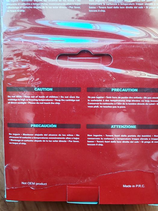 5 tinteiros compatíveis magenta (EPSON)