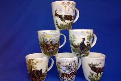 KUBKI DO HERBATY 400 ML mysliwski.Polski produkt.PREZENT dla Mysliwego