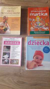 Książki:Księga dziecka,Dieta przyszłej matki,Jak być pracującą matką