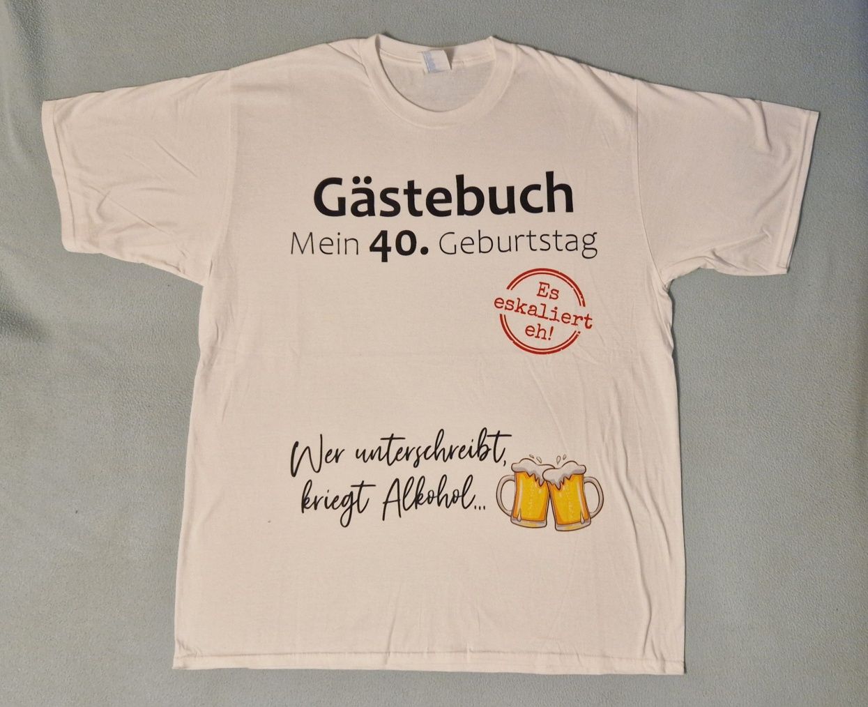 Tshirt - Moje 40 urodziny rozmiar XL