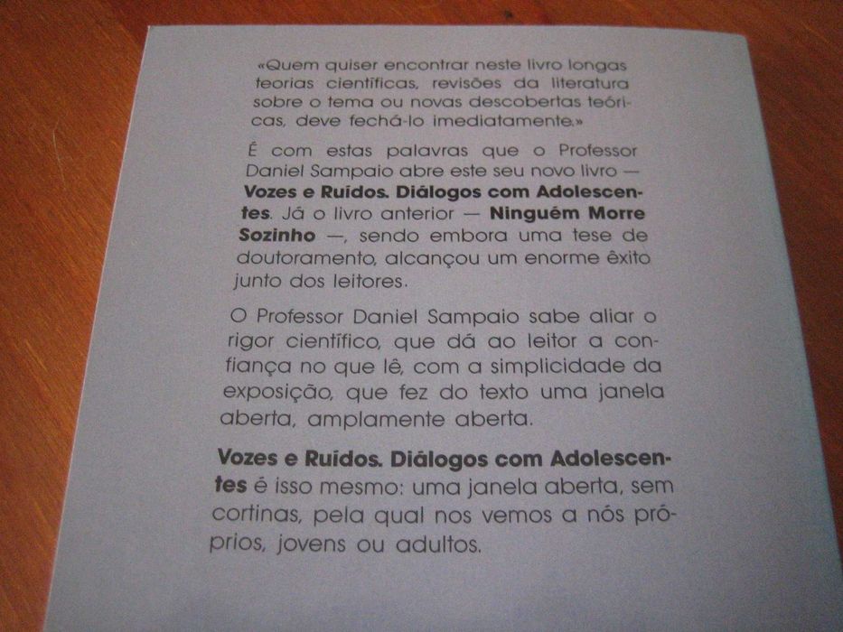 livro - do professor  Daniel Sampaio