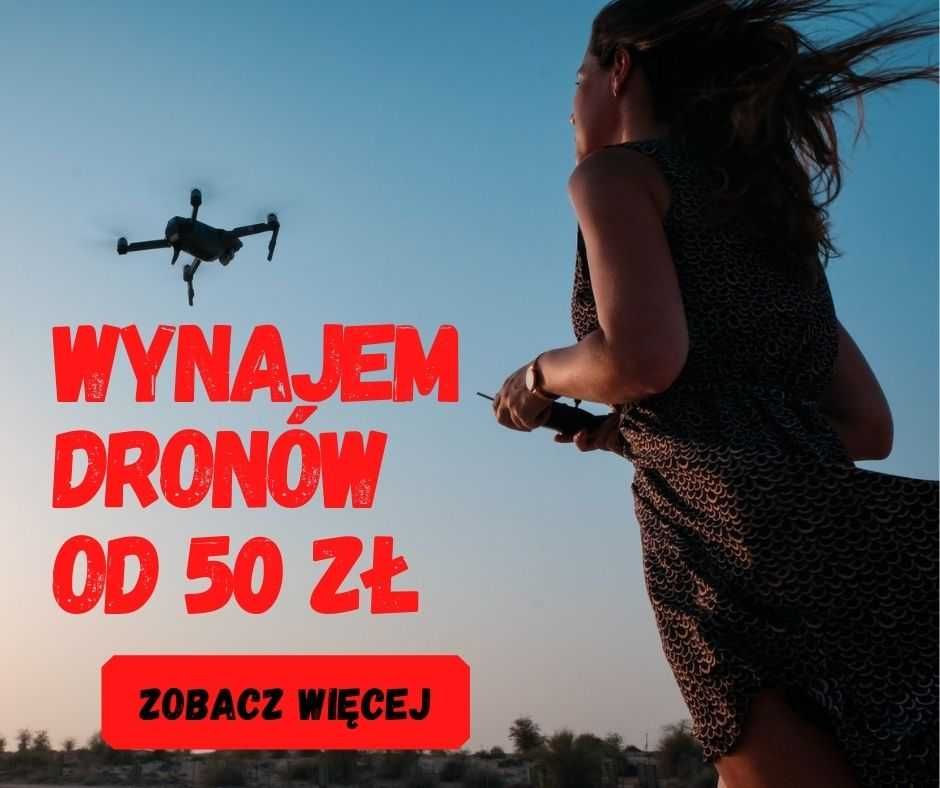 Wypożyczalnia dronów, Wynajem drona DJI, FPV, dron z termowizją i inne