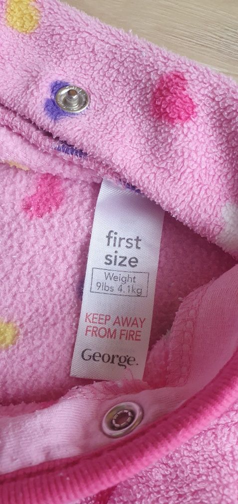 George pajac ciepły kotek serca napy 56cm 4kg