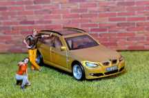 Matchbox 2012 BMW 3 Series Touring Pearl Gold Custom
