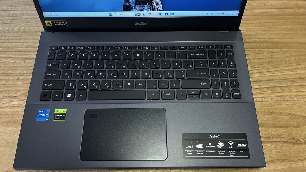 Ноутбук Acer Aspire 7 A715-76G I5-12450H/RTX3050
