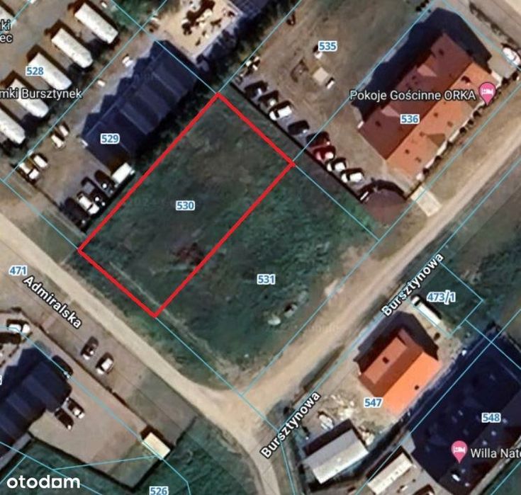 Działka budowlana 820 m2, 23% vat, 650m od morza