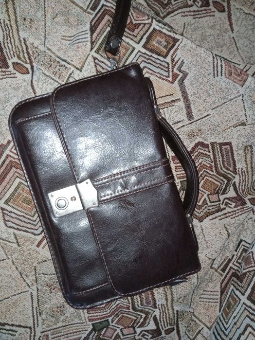 шкіряна чоловіча-барсетка РОЗПРОДАЖ