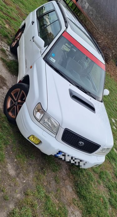 CZĘŚCI Okazja 2x Subaru forester 00 - 02r turbo silnik maska lampy hak