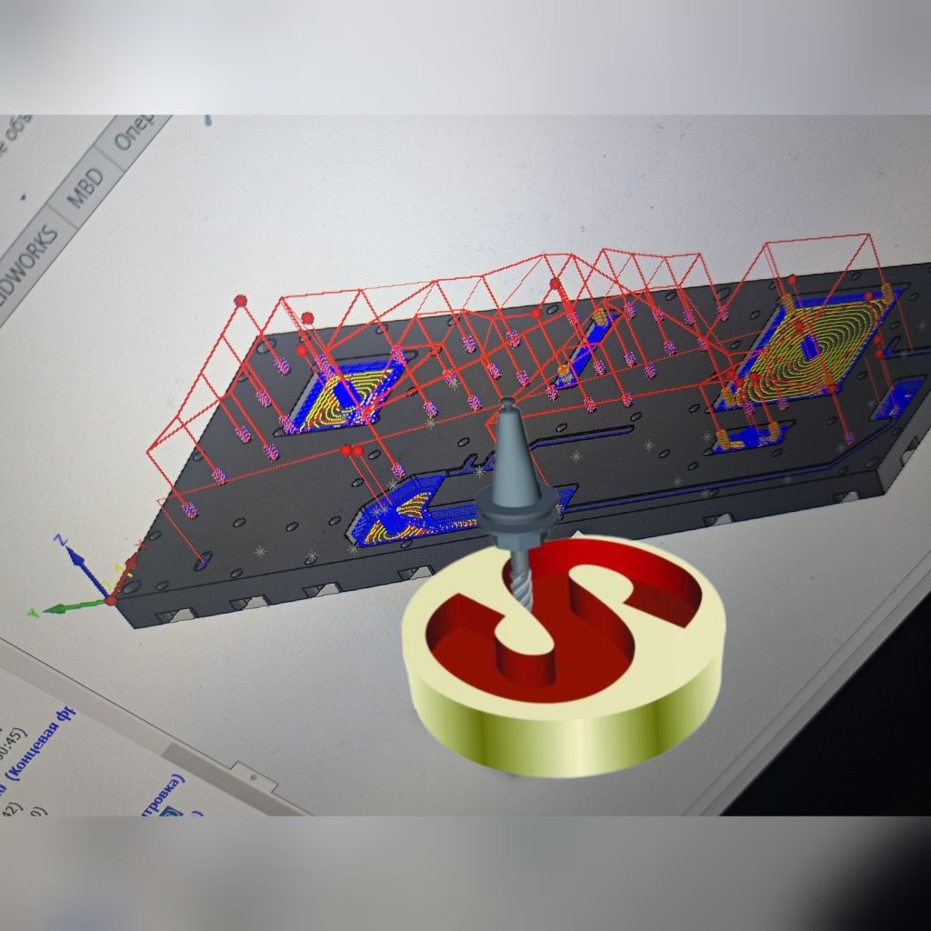 3d моделювання чпк чпу обробка