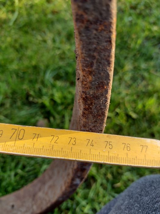 Obręcz metalowa pierścień koła żelaznego wozu