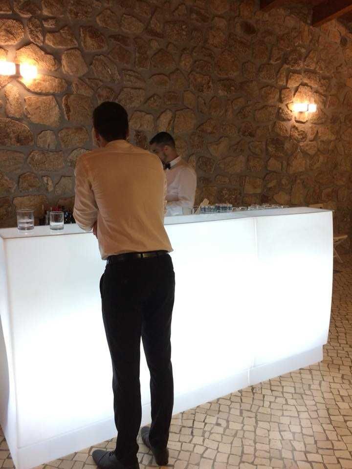 Bar com iluminação rgb
