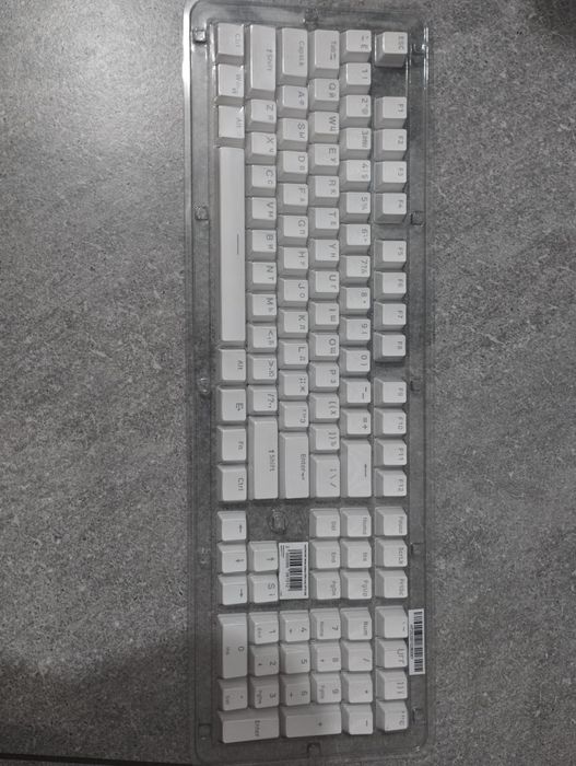 Белые PBT кейкапы