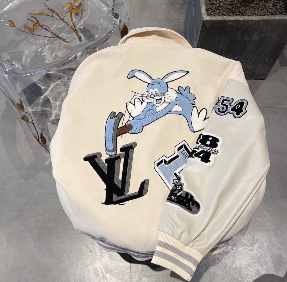 Varsity jacket OFF WHITE