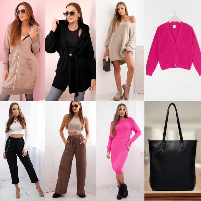 Paczka S/M plus torebka, rzeczy nowe i bdb